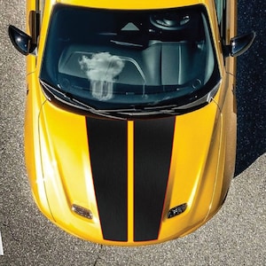 2 Tone Split Style Hood Stripe Kit Vinyl Decal Fits Dodge Hornet 2023+