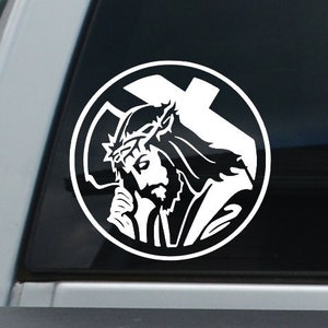 Jesus Christ Religious Christian Vinyl Decal Window Sticker