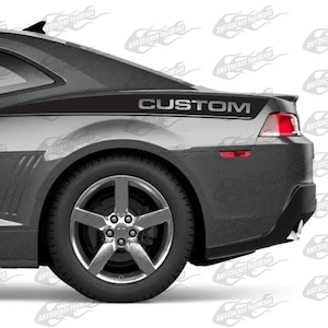 Custom Side Stripe Vinyl Decals Fits Chevrolet Camaro 2010-2015