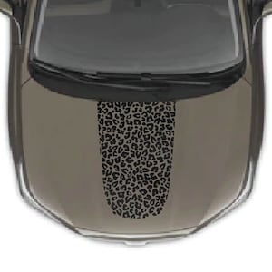 Leopard Print Blackout Hood Vinyl Decal Sticker Fits Subaru Outback 2010-2024