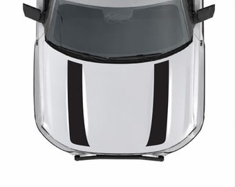Pegatinas de vinilo con franjas para el capó, compatibles con Ford Bronco Sport 2021-2026.