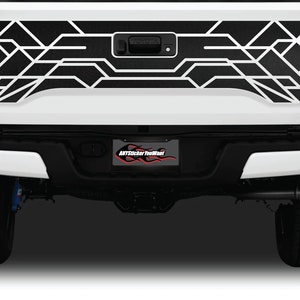 Geometric Tailgate Vinyl Graphic Decal Fits 3rd Gen Toyota Tacoma 2016-2023
