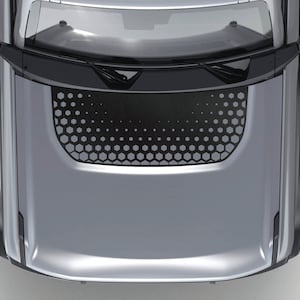 Hex Mesh Blackout Hood Vinyl Decal Fits Ford Bronco 2021-2023