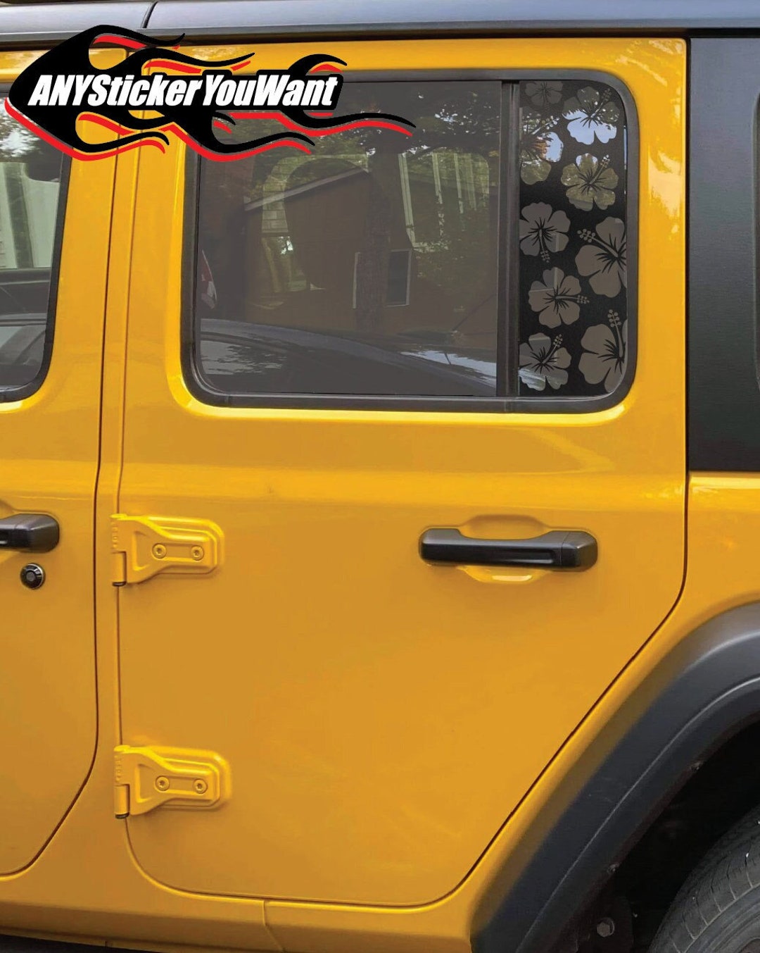 Jeep Wrangler JK Shredded Side Decals (Pair) : Vinyl Graphics Kit fits