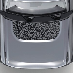 Leopard Print Blackout Hood Vinyl Decal Fits Ford Bronco 2021-2023