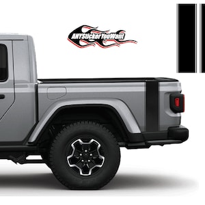 x2 Pinstripe Bedside Stripe Kit Vinyl Decals Fits Jeep Gladiator JT 2020-2023
