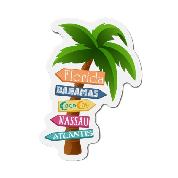 Directional Palm Tree Magnet