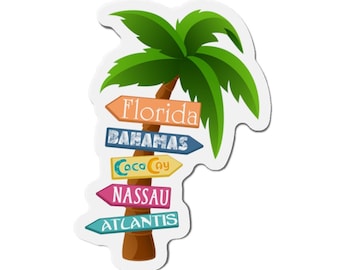 Directional Palm Tree Magnet