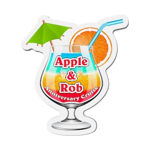 Umbrella Custom Cocktail Magnet