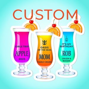 Cocktail Cruise Door Magnet
