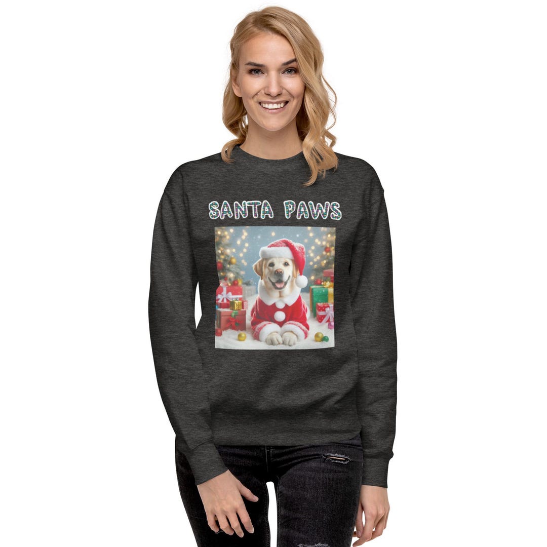 Doggonalities Santa Paws Yellow Labrador Christmas Jumper: Funny Unisex ...