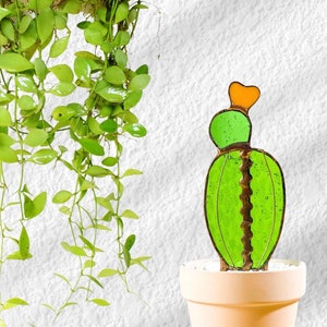 Handmade Mini Glass Cactus | Southwestern Decor