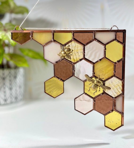 Glass Honeycomb Corner Piece
