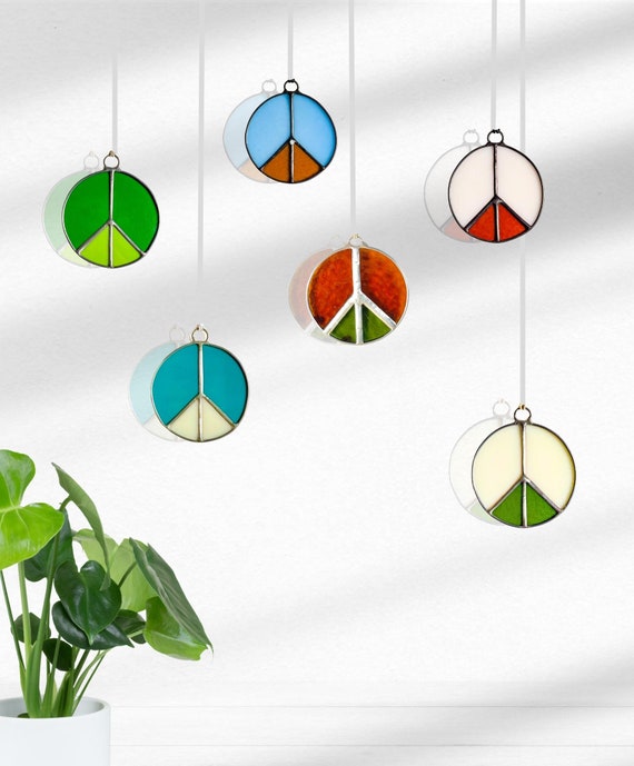 Peace Sign Suncatcher/Ornament