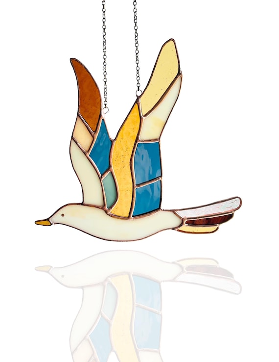 Stained Glass Seagull