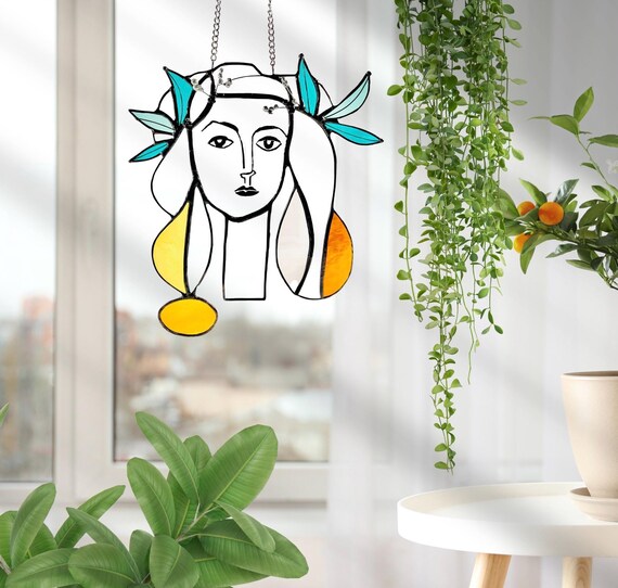 Pablo Picasso Stained Glass Art