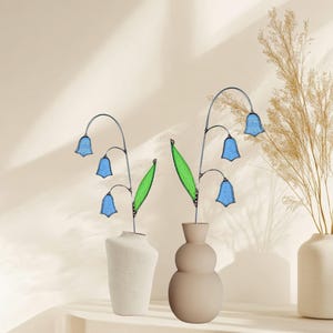 Stained Glass Bluebell Stem