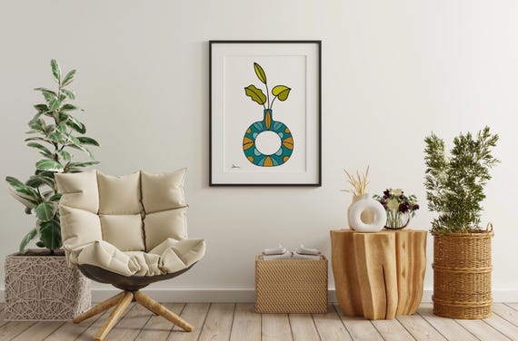 Tropical Elegance Art Print