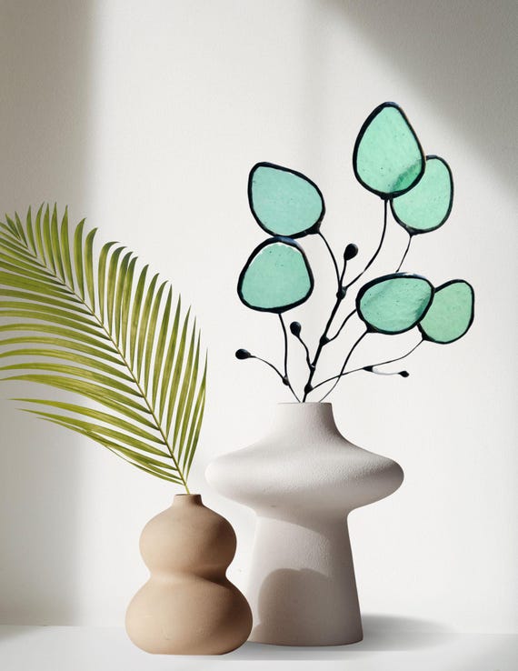 Glass Eucalyptus Sprig