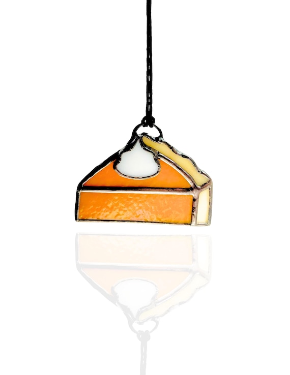 Pumpkin Pie Glass Suncatcher