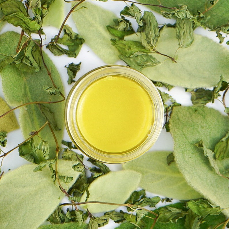 Mullein Mint Salve Nontoxic Vapor Rub Chest Rub Menthol Aroma