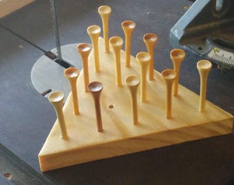 Motif triangulaire de jeu de chevilles (6 po. de côté) | Gabarit de perçage imprimable | Projet de menuiserie pour débutant | Téléchargement instantané