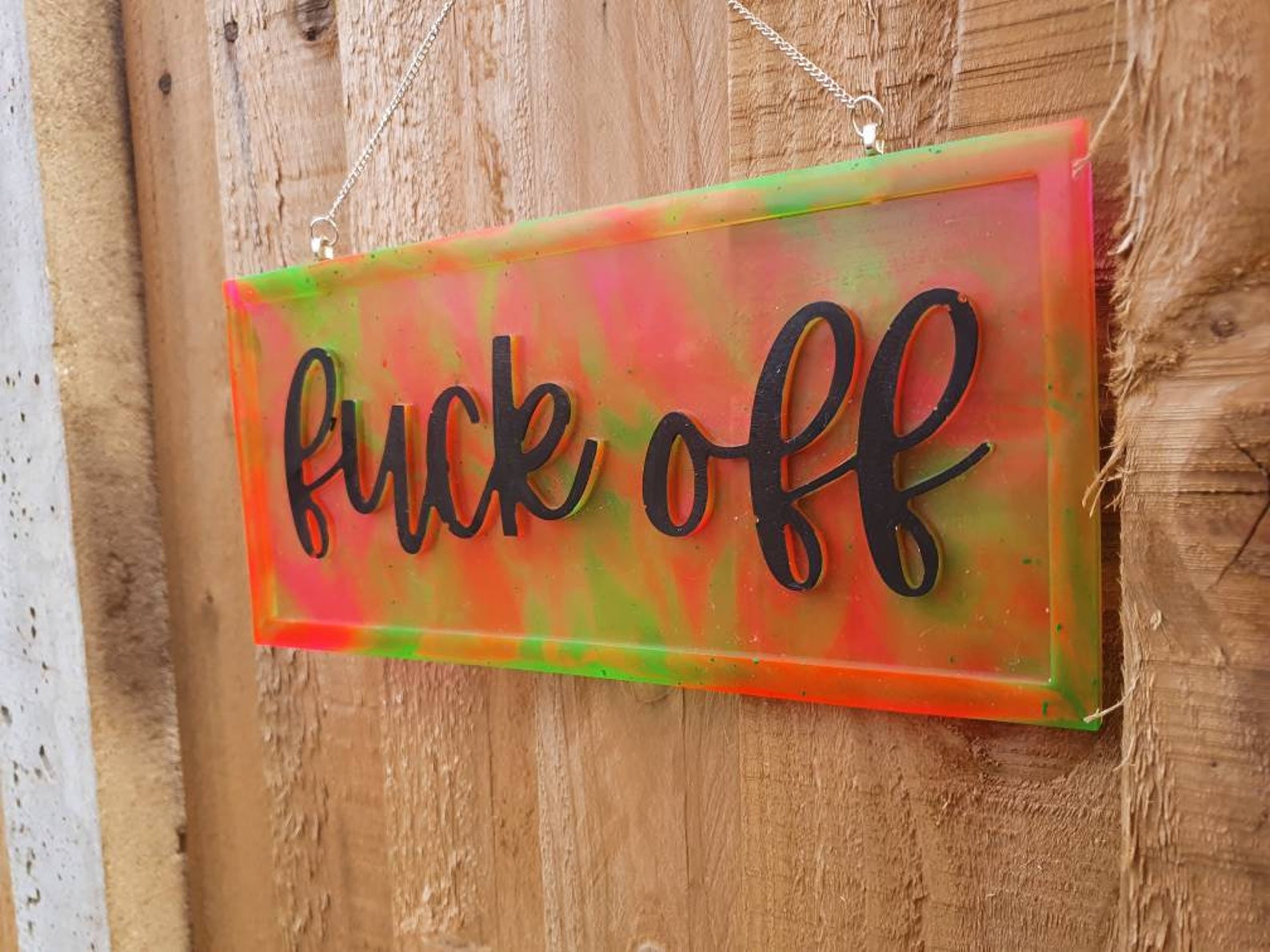 Rude Wall Art Fk off Sign/funny Sign Etsy
