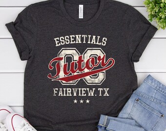 CC Essentials Tutor T-Shirt and Tank, Classical Conversations tshirt, cycle 3 shirt, homeschool mom, tutor gift, homeschooling, teacher gift