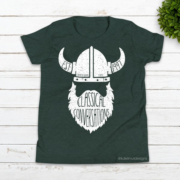 Classical Conversations Youth & Toddler Viking Shirt, Cycle 1, T-Shirt, CC, Classical Education, Ancient History, Homeschool