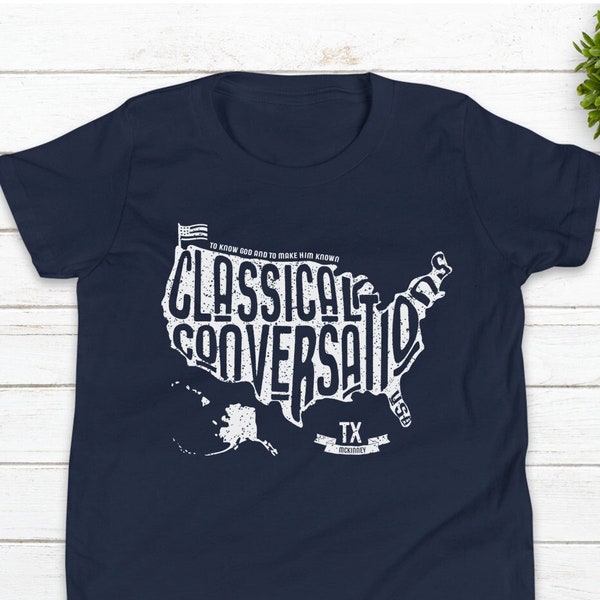 Classical Conversations United States Youth Shirt, USA, Cycle 3, CC, gift, child tshirt, school, gift, student