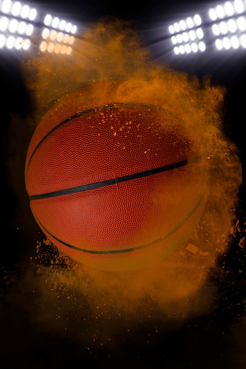 Basketball Digital Backdrop Etsy