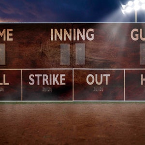 Scoreboard Sports Digital Background
