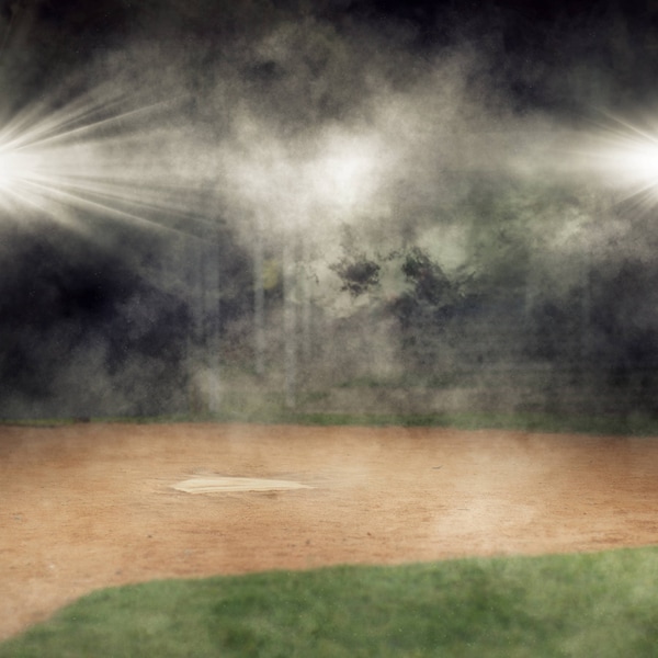 Sports Digital Background with Dust Layer