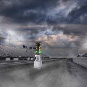 Dragstrip PSD Digital Backdrop
