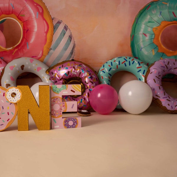 Donut One Digital Background