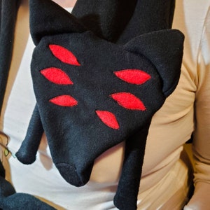 Dread Wolf Dragon Age Inquisition Fleece Scarf image 2