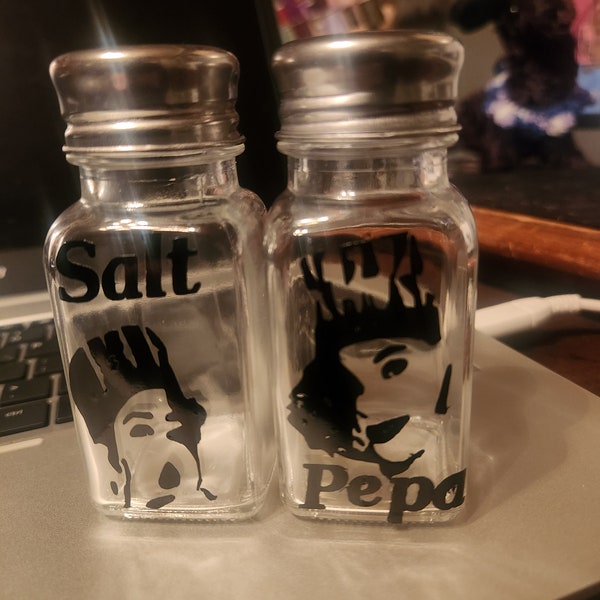 Salt N Pepa Salt and Pepper Shakers! DECALS ONLY!!