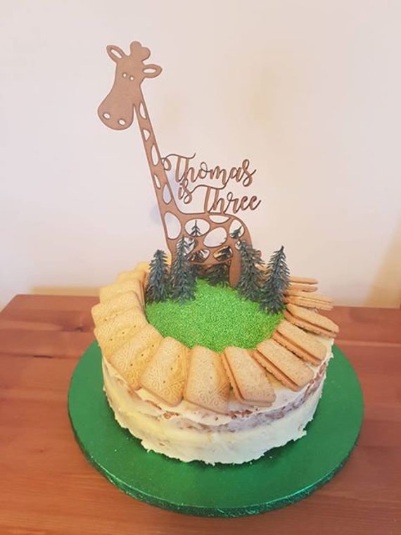 Giraffe Cake Topper Decoration Birthday Christening Cake