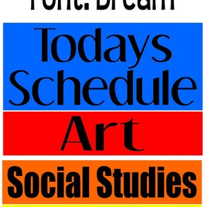 Stundenplan Magnet-Set