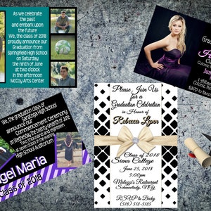 Magnetic Graduation Announcements, Invitations, Save the Dates & Party Favors