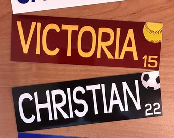 Custom Football Back Plate - Etsy