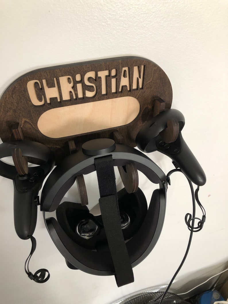 Personalized Gaming Headset Wall Mount Holder Headset and Etsy
