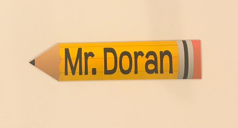 Pencil Name Magnets image 3