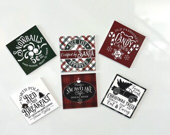 Christmas Magnets - NEW! - Great for Presents & Stocking Stuffers