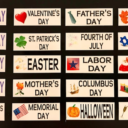 Holiday Calendar Magnets Fridge Magnets Calendar Magnets Etsy Holiday Calendar Magnets Fridge Magnets Calendar Magnets Etsy