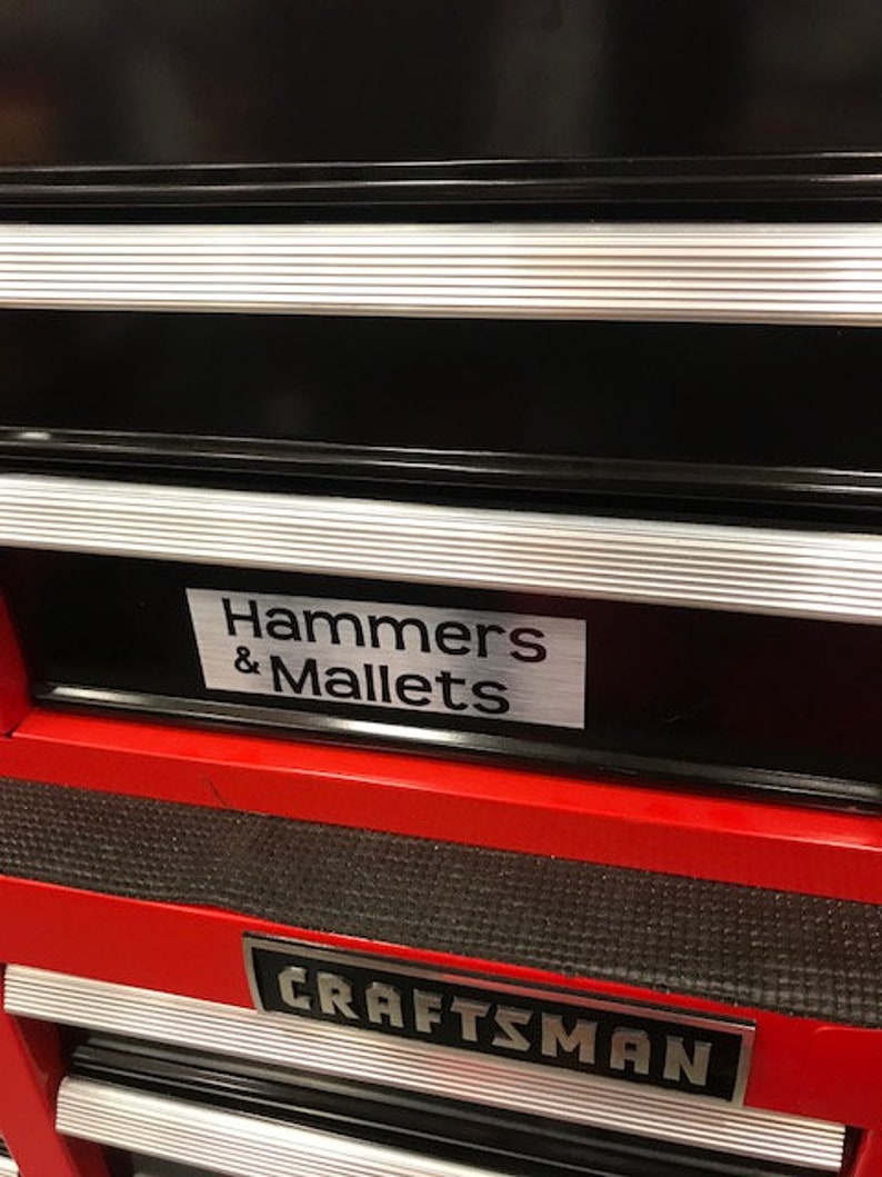 Custom Tool Box Labels Mechanics Craftsman Etsy