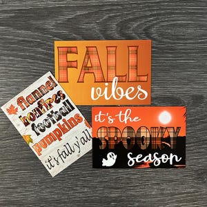 New Fall Magnets! Buy 1 or more! Fun for the Holidays!