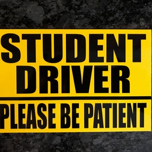 Student Driver Car Magnet