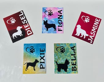 Personalized Dog Magnets - Customize with your dog's breed and name