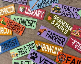Calendar Magnets - Set of 20 - Your Choice